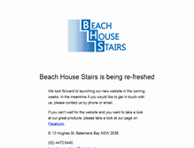 Tablet Screenshot of beachhousestairs.com.au